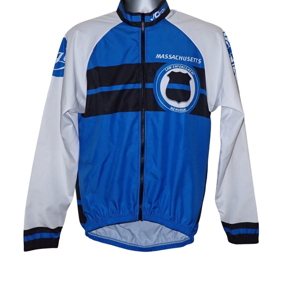 Vomax Men Massachusetts Law Enforcement Memorial Cycling  M zip Windbreaker